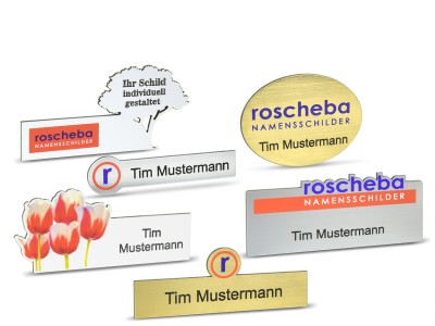 Individuelle magnetische Namensschilder mit Logo - individuell gefertigte  Namensschilder, Schlüsselanhänger & Emaille-Pins Hersteller für  Werbeartikel